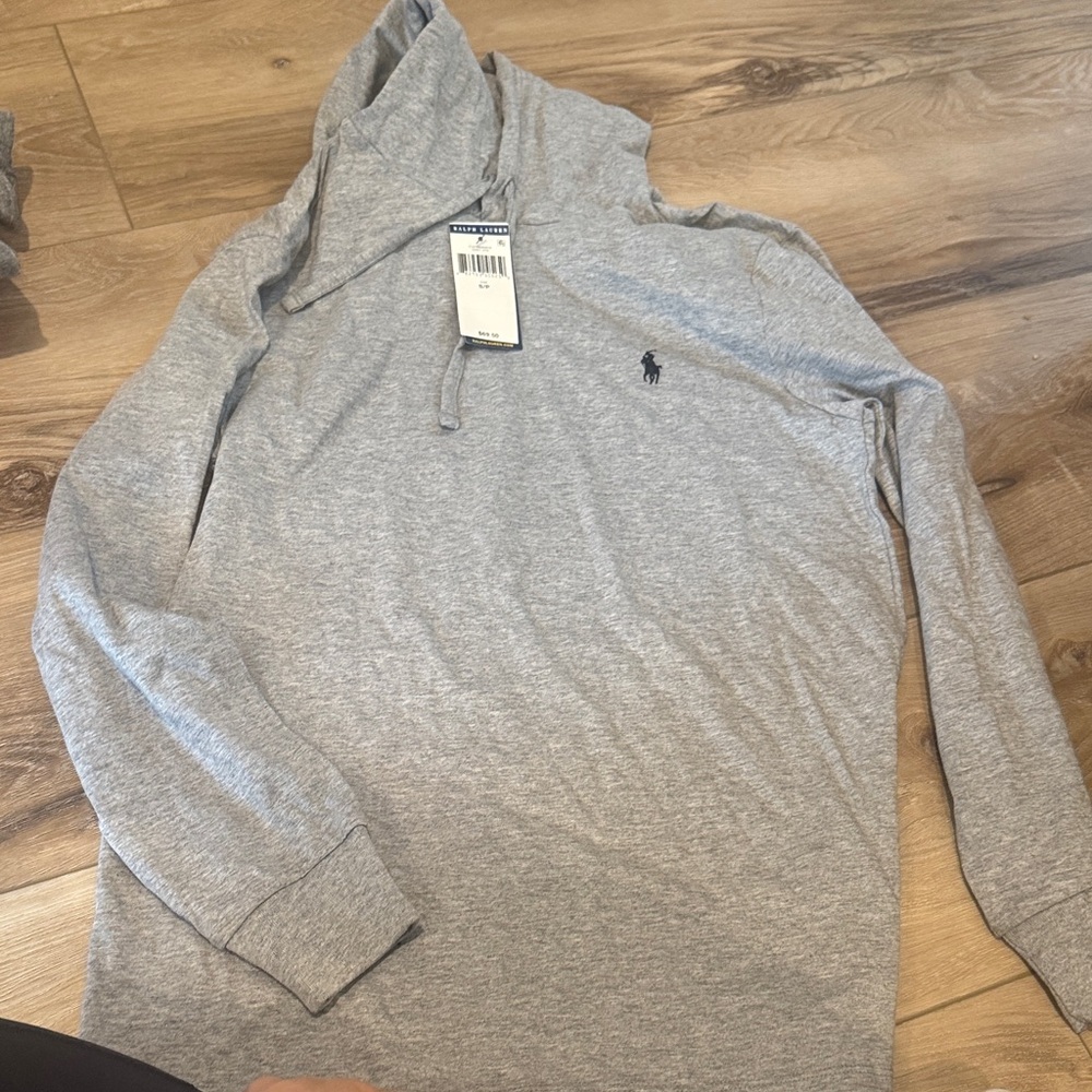 Ralph Lauren Heather Gray Hoodie